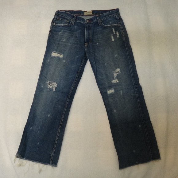 BKE 67 36X29 VINTAGE DISTRESSED JEANS - Picture 1 of 9